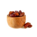 Sweet Dates Fruit Bowl Date Pile On White Royalty Free Stock Photo