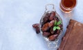 Sweet dates, oriental sweetness Royalty Free Stock Photo