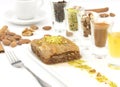 Sweet dessert baklava Royalty Free Stock Photo