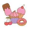 Sweet desserts icon