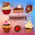 Sweet Desserts Set