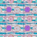 Sweet Donut Home textile pattern, surface design, digital background paper, print