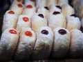 Sweet donuts made by hand.