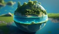 Sweet Earth: A Photorealistic and Whimsical Planet Made with Generative AI
