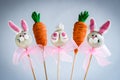 Sweet Easter cake pops Royalty Free Stock Photo