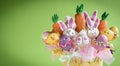 Sweet Easter cake pops Royalty Free Stock Photo