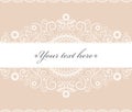 Sweet floral background and invitation card pastel