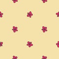 Sweet flowers seamless pattern