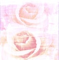 Sweet flowers in vintage color on paper texture Royalty Free Stock Photo