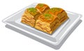 Sweet food baklava