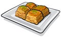 Sweet food baklava