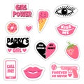 Sweet and funny stickers collection