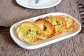 Sweet garlic bread Royalty Free Stock Photo