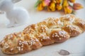 Sweet german easter bread