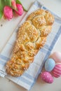 Sweet german easter bread