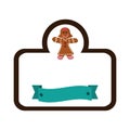 Sweet ginger cookie icon