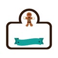 Sweet ginger cookie icon