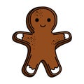 Sweet ginger cookie icon