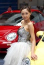 Sweet girl at the Shijiazhuang Auto Show in China