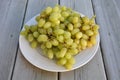 Sweet green grapes Royalty Free Stock Photo