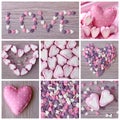 Sweet hearts collage