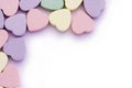 Sweet Hearts Edging Border Royalty Free Stock Photo