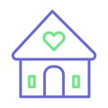 Sweet home Isolated Vector icon that can be easily modified or edited