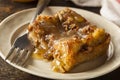 Sweet Homemade Bread Pudding Royalty Free Stock Photo