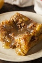 Sweet Homemade Bread Pudding Royalty Free Stock Photo