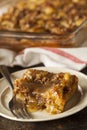 Sweet Homemade Bread Pudding Royalty Free Stock Photo