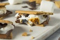 Sweet Homemade Chocolate Smores Dessert