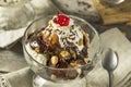 Sweet Homemade Ice Cream Sundae Royalty Free Stock Photo