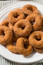 Sweet Homemade Mini Apple Cider Donuts Royalty Free Stock Photo