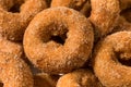 Sweet Homemade Mini Apple Cider Donuts Royalty Free Stock Photo