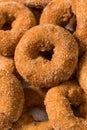 Sweet Homemade Mini Apple Cider Donuts Royalty Free Stock Photo