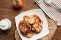 Sweet homemade pancakes Royalty Free Stock Photo