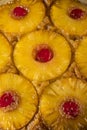 Sweet Homemade Pineapple Upside Down Cake Royalty Free Stock Photo
