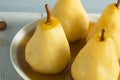 Sweet Homemade Poached Pears Royalty Free Stock Photo