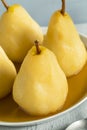 Sweet Homemade Poached Pears Royalty Free Stock Photo