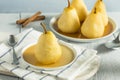 Sweet Homemade Poached Pears Royalty Free Stock Photo