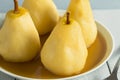 Sweet Homemade Poached Pears Royalty Free Stock Photo
