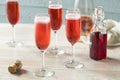 Sweet homemade Rose Mimosas