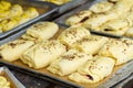 Sweet homemade scone with seed