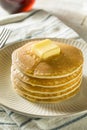 Sweet Homemade Stack of Pancakes