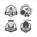 Sweet Honey best product logo collections Royalty Free Stock Photo