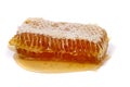sweet honeycomb piece Royalty Free Stock Photo