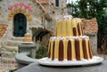 The sweet house of the fairy tale Hansel and Gretel in Theme Park Efteling. Spring Royalty Free Stock Photo