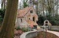 The sweet house of the fairy tale Hansel and Gretel in Theme Park Efteling. Spring