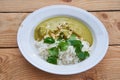 Sweet indian korma curry made from lamb meat.