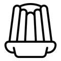 Sweet jelly icon outline vector. Candy fruit Royalty Free Stock Photo